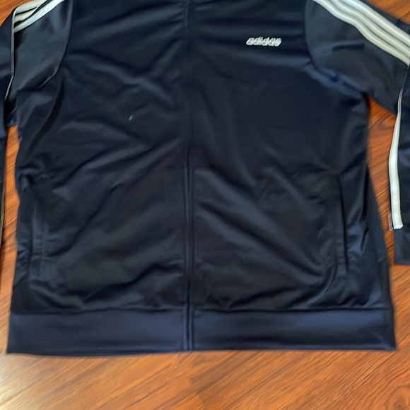 Adidas Mens Zip Up Jacket Sz 2XL - Picture 4 of 7